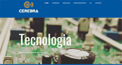 Desktop Screenshot of cerebrasc.com.br